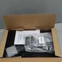 SINGAYE Metal Shelves Wire ShelvingStorage Rack Standing Units Shelf for Kitchen Laundry Bathroom Closet Organizers Pantry Narrow Mesh Adjustable 10" D x 16" W x 55" H Black