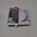 La Crosse Technology 404-4525 10 Inch Night Vision Quartz Wall Clock, White