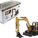 Diecast Masters CAT Caterpillar 309 CR Next Generation Mini Hydraulic Excavator with Work Tools and Operator High Line Series 1/50 Diecast Model 85592