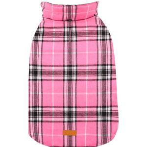 Kuoser Waterproof Dog Coat, Reversible Dog Jacket for Small Dogs, Adjustable Durable Doggie Winter Coat Warm Cozy Puppy Cold Weather Apparel from Small to Large Breed, Pink S Only 1