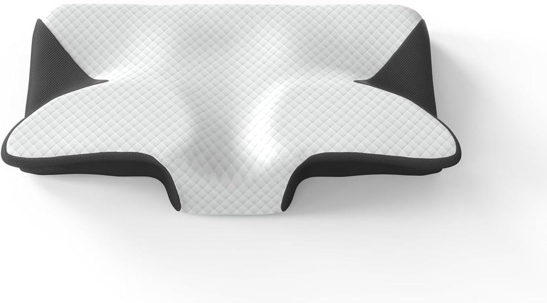 Butterfly Memory Foam Contour Size Cervical Orthopedic Bed Pillow for Sleeping, Butterfly Shape Pillow, Neck, Pain Relief & Back Support - Cervical Bed Pillow.