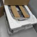 28 Quart Electric Roaster Oven with Visible & Self-Basting Lid, Large Turkey Roaster with Defrost Warm Function, Adjustable Temperature, Removable Pan Rack, Stainless Steel, Silver