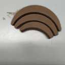Hair Base Sponge Invisible Hair Clip Comb Bump It Up Volume Insert for False Hair Extensions Accessories, Brown (AJ Brown)