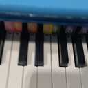 Melissa & Doug Learn-to-Play Blue Wooden Piano Toy 25-Key