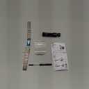 BINLUN Ultra Thin Mesh Stainless Steel Watch Band Light Watch Strap Polished Watch Bracelets Replacement 12mm for Men Women with Butterfly Buckle (Silver and Rose Gold)