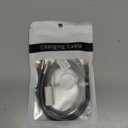 Temdan for Travel Essentials,3 in 2 USB C Cable for Apple Watch Charger/iPhone 17 Charger/Lightning,Multi Charging Cable Cord,Vacation Camping Essentials,Portable Designed for iWatch &iPhone 16-12-4FT (Grey)