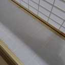 Roundhill Furniture Oriental Shoji 4 Panel Screen Room Divider, Natual