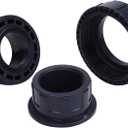 DERNORD 2 Pack UPVC Pool Pump Fitting Coupling, 2" NPT Female X 2" Slip Union Socket Joint Adapter Connector Replacement for Pool Spa Pump