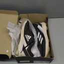 Adidas Men's Adizero Impact.2 Molded American Football, Black/White/Black, 9.5