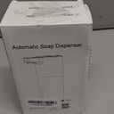 Automatic Soap Dispenser Liquid Touchless: 13.52oz/400ml Wall USB Rechargeable - 4-Level Adjustable Modern Electric Hand Soap Dispenser - Kitchen Bathroom Kids Family White (White Gel Typ)