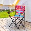 Lightweight Folding Camping Chair with Cup Holder Comfortable Portable Beach Chair with Carry Bag for Outdoor Sport Travel Fishing Picnic Hiking Backyard Tailgates