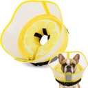 Soft Dog Cone Collar, Inflatable Cones Alternative After Surgery with Anti-Lick Shield, for Large/Medium/Small Dogs to Stop Licking, Elizabethan Neck Ecollars of Shame, Comfy Pillow E Recovery