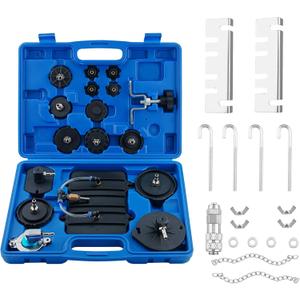 Brake Bleeder Adapter Kit Brake Master Cylinder Bleeder Kit Brake Pressure Bleeder with 12pcs Master Cylinder Adapters