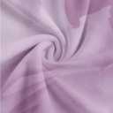 Milumia Women's Tie Dye Drawstring Side Tube Top Lettuce Asymmetrical Hem Bandeaus (Purple, L)