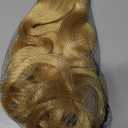 Halo Hair Extensions,S-noilite Halo Hair Extensions Real Human Hair,100% Wavy Human Hair Halo Extensions for Women 16 Inch(65g) #613 Bleach Blonde