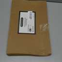 FOCUSLINE 8 PCS Plastic Serving Trays for Party, Clear and Gold Rim Serving Platters and Trays, Premium Plastic Fruit Tray, Disposable Platters for Cupcake, Dessert, Appetizers