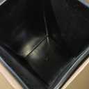 Restaurantware-Clean Tek Professional 50 Gallon Trash Can, 1 Square Waste Basket - Space Saving, Heavy-Duty, Black Plastic Garbage Bin, For Commercial Space, Office, Store, Restaurant, And More