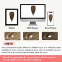 Flufymooz Real Human Hair Toppers for women, 10 Inch Clip in Bangs 100 Human Hair Toppers for Thinning Hair, Cover Hairpiece with 150% Density Silk Base-Chocolate Brown with Blonde