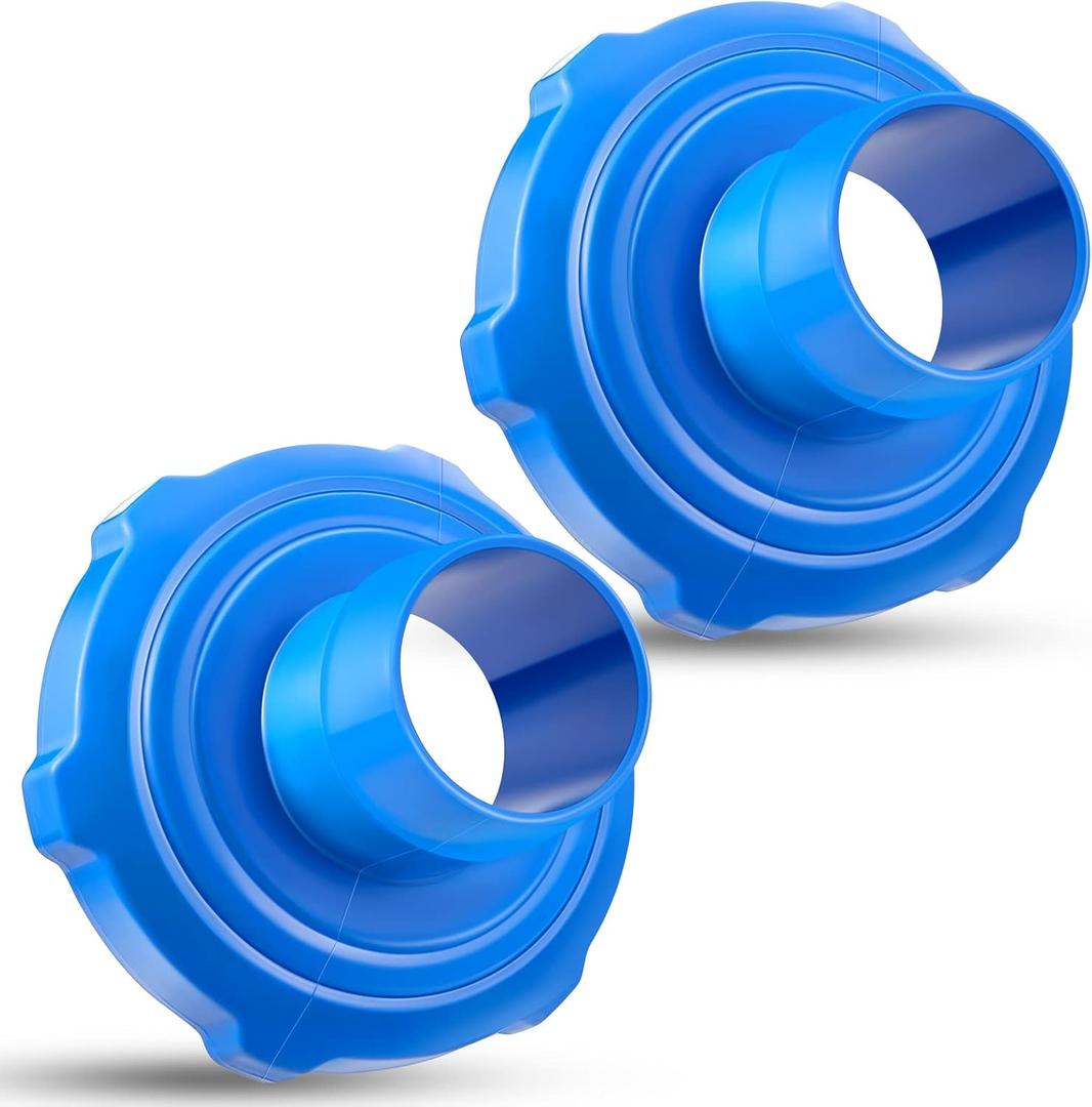 Tondiamo 2 Pieces Hose Adapter Skimmer for Above Ground Swimming Pool Vacuum Surface Skimmer Small Strainer Compatible with Wall Mount 11238 Hose Adapter B(Blue)