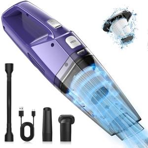 Bossdan Handheld Vacuum Cordless – Car Vac Portable with 8KPA & Multi Accessories & Low Noise, Lightweight Hand Held Vacuum Cordless Rechargeable for Car/Home/Dust/Pet Hair, Mine Portable Vacuum