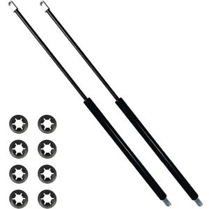 RV Awning Gas Shock 26 Inch 124Lb Replace 280343 Fit for Tonneau Cover Travel Trailer Camper Awning Arms 69-78" L Power RV Awning Gas Struts Lift Support Shocks 2Pcs with 8 Retaining Washer