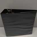 Samsill Durable 4 inch 3 Ring Binder, D Ring Binder, 100% Recycled Chipboard, Black