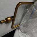 Gold Thin Mirror for Skinny Entryway Living Room badroom,Full Lenth Long Retangle Mirror with Round Corner 9" X 36"-2pack