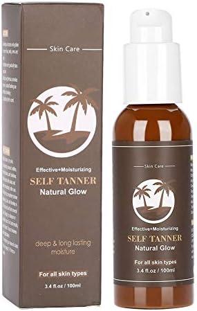 ZJchao Self Tanner, Longlasting Sunless Tanning Body Mousse with Pumped Cap Design for Fair to Medium Skin Tone, 100ml