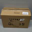 C CREST Glasses Set of 8, 12oz, Lead-free, Clear, Durable Glassware