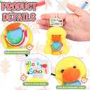 36 Pcs Welcome Back to School Gifts for Students Mini Stuffed Plush Animal Keychains Bulk First Day of School Plush for Classroom Goodie Bag Fillers Party Supplies