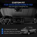 MAIKER OFF ROAD Windshield Sunshade Compatible with Ford F150 2015-2020 | Custom Size,Foldable Front Windshield Sun Visor, Window Sunshade Cover, UV Heat Blocker,Easy To Use, Car Accessories