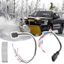 2 Pack 9 Pin Truck and Plow Side Repair Harness Compatible with Western Fisher Snow Plow, Truck Side 49308 & Plow Side 49317
