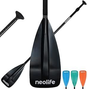 SUP Paddleboard Paddle with Aluminium Shaft and Enhanced PP Blade, Adjustable Stand Up Paddle Board Paddle, 66-82" (170-210 cm)