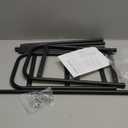 SUFAUY 3 Tier Expandable Shoe Rack for Closet, 18-32 Wide Adjustable Metal Shoe Organizer Cabinet Storage, Black