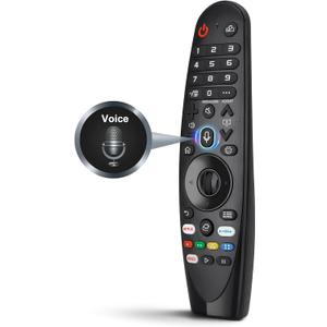 Voice Magic Remote for LG-Smart-TV-Remote Control Replacement, AKB75855501 AN-MR20GA MR19BA MR18BA MR650A with Voice Recognition and Pointer Function
