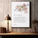 UNDDISINS Christian Floral Scripture Canvas Wall Art Philippians 1:911 Bible Verse Painting Picture Wall Decor Scripture Religious Home Print Artwork for Living Room Bedroom Church Home Decoration