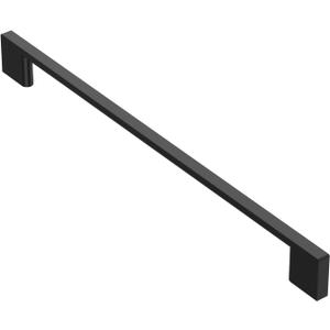 Alzassbg 10 Pack Matte Black Cabinet Pulls, 10 Inch(256mm) Hole Centers Rectangle Cabinet Handles Kitchen Pulls for Drawers and Cabinets AL3051MB
