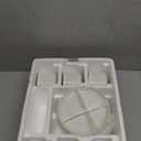 Cappuccino Cups with Saucers, 8 OZ White Ceramic Coffee Cups Set of 6, Good for Latte, Americano and Tea, Microwave and Dishwasher Safe, Ribbed Texture