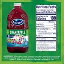 Ocean Spray® Cran-Apple™ Cranberry Apple Juice Drink, 64 Fl Oz Bottle (Pack of 8) (EXP 10/25/26)