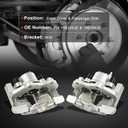 cciyu Front Left & Right Disc Brake Calipers Assembly 19B2942E 19B2943E