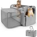 MIDOG Cat Carrier Soft for Small to Medium-Sized Cats,Up to 25 Lbs, TSA Airline Approved Soft Sided Pet Carrier
