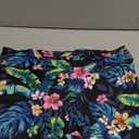 Yonique Womens Swim Shorts Bathing Suits Bottoms Swimsuit Bottoms(Available in Plus) (Large, Tropic Leaves)