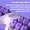 Foot Roller Massage for Plantar Fasciitis, Portable Feet Roller Therapy for Circulation and Pain Relief, Reflexology and Deep Tissue Muscle Tool