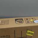 10'x10' Pop Up Canopy Tent with 1 Sidewall and 6 Pockets, One Push Setup, Instant Shade Tent with Vented Roof for Beach Patio Outdoor, Case, 8 Stakes, 4 Ropes, 4 Sandbags (White)