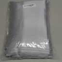 B-COOL Silver Table Runner Satin Table Runners Wedding Table Runner Silk Smooth Fabric for Wedding Spring Party Decorations 5 Packs 12x108 inch