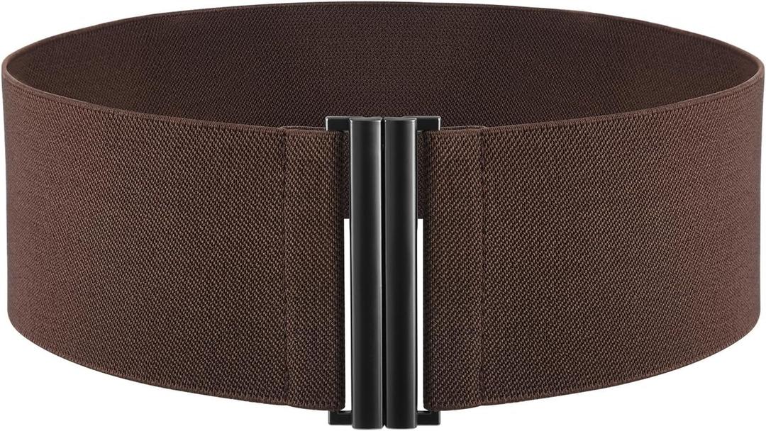 TOURZOO Elastic Belt for Women Wide Waist Corset Belt Cinch Belt Vintage Stretchy Waistband for Dresses
