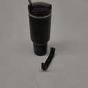 STANLEY Quencher H2.0 Tumbler with Handle and Straw 40 oz | Flowstate 3-Position Lid | Cup Holder Compatible for Travel | Insulated Stainless Steel Cup | BPA-Free | Black 2.0