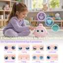 Lovi AI Companion Emo Robot for Kids, Smart Interactive Plush Talking Toys with LCD Emotional Eye Screen, Desk Educational Playmate for Play, Bedtime and Learning, Electronic Pet Gift for Boys & Girls, 9.1 x 8.6 x 7.1 inches