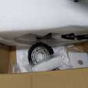 Passky 20 Low Profile Ceiling Fan with Lights and Remote, Dimmable LED Flush Mount Fandelier, 6 Speeds, 3000K6000K, Black Modern Ceiling Fan for Bedroom