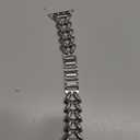 My Pretty Strap - Compatible Apple Watch Band Strap, Stainless Steel Fashion iWatch Replacement Strap- Easy Resizing, No Tool Needed, Fits Most Wrists- Series 1-11, SE and Ultra (44MM / 45MM / 46MM / 49MM / (Series 1-3 - 42MM), Ariel Silver)